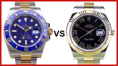 Quick Comparison Guide for Two Tone Rolex Datejust.